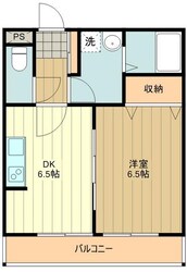 メゾンフルールの物件間取画像